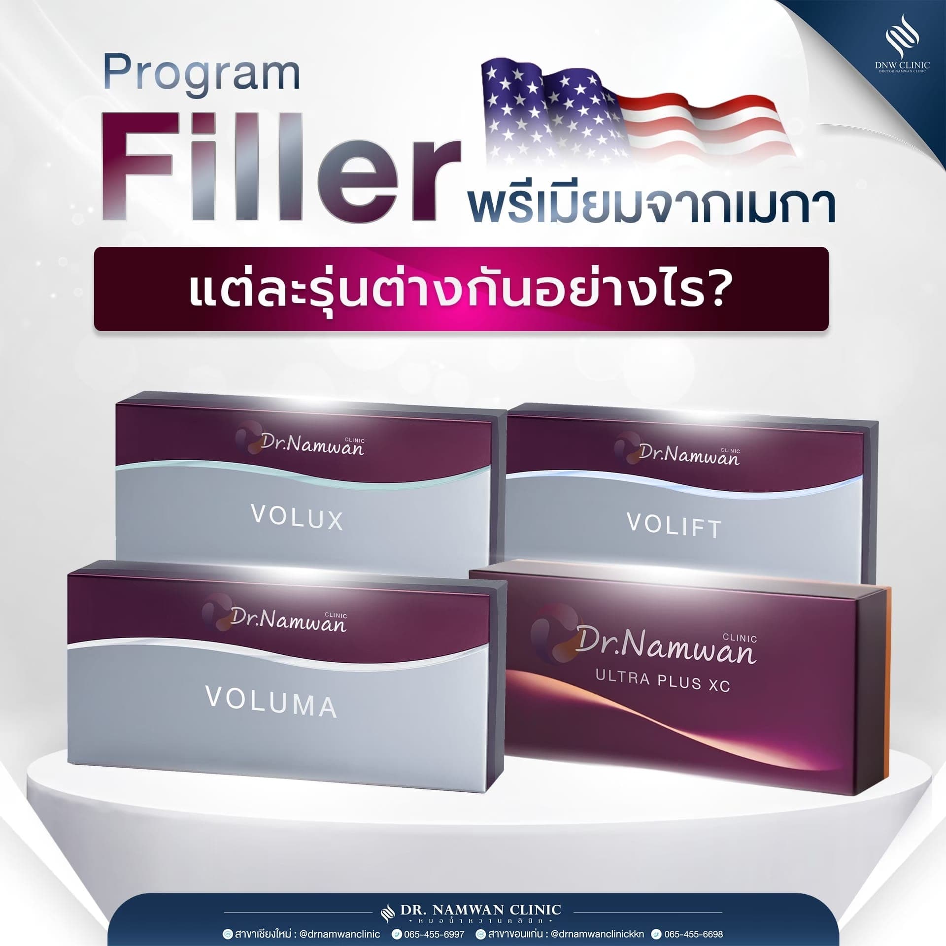 โปรแกรมฉีดฟิลเลอร์ (Filler)
